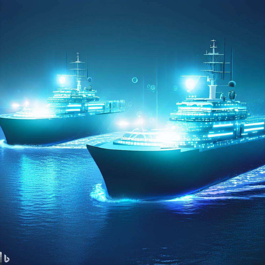 کشتی های هوشمند جهت دریانوردی - ساخته شده توسط هوش مصنوعی بینگ